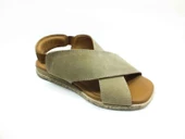 Marine Shoes Hakiki Deri Sandalet Bej-Nubuk 86 706 - 2