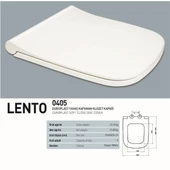 Turavit Luna Beyaz Kanalsız Asma Klozet LN5610, Nkp Lento Duroplast Yavaş Kapak thumbnail 4