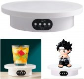 Valkyrie 16cm Kumandalı 360 Derece 5 Fonlu Elektrikli Döner tabla Turntable Vitrin Fotoğraf - 6