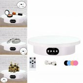 Valkyrie 16cm Kumandalı 360 Derece 5 Fonlu Elektrikli Döner tabla Turntable Vitrin Fotoğraf - 7