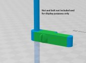 Ikea - Detolf Cam Kapı Kabin Raf Desteği ( M4 ) Plastik Aparat - 4