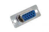 3 Sıra 15 Pin D-Sub VGA Konnektör Dişi - Lehim Tipi - 1
