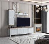 Erezoğulları Mobilya Yalı Modern Dolaplı Tv Ünitesi 180*45*55 - 4