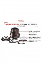 tefal Ingenio Xl Intense Titanyum 2x Maxi Set 19 Parça - 1