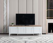 Erezoğulları Mobilya Yalı Modern Dolaplı Tv Sehpası 180*45*55 - 1