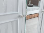 Erezoğulları Mobilya Yalı Modern 3 Kapaklı Aynalı Elbise Dolabı 125*60*211 - 3