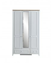 Erezoğulları Mobilya Yalı Modern 3 Kapaklı Aynalı Elbise Dolabı 125*60*211 - 4