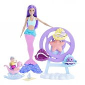 Mattel Barbie Dreamtopia Deniz Kızı Bebek ve Çocuk Oyun Alanı HLC30 - 1