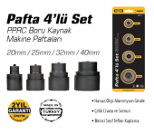 SGS PPRC Boru Paftası 4´lÜ Set 20-25MM 20.25.32.40MM - 1