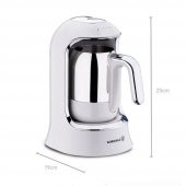 Korkmaz Kahvekolik Türk Kahve Makinesi Vanilya A860-12 - 3