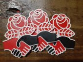 Amerika Dsa Logosu Demokrat Sosyalistleri Plastik Aparat - 1
