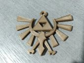 The Legend of Zelda Hyrule Crest Anahtarlık Hediyelik Süs Eşyası - 6