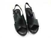 Marine Shoes Hakiki Deri Sandalet Siyah 86 063-177 - 4
