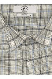 SÜVARİ 100 PAMUK KISA KOL REGULAR TEK CEPLİ GÖMLEK - 3