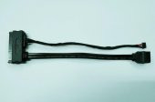 7+15 Pin Power+Data to Sata Data+5 Pin Power Kablo - 3