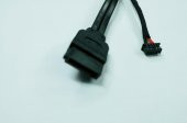 7+15 Pin Power+Data to Sata Data+5 Pin Power Kablo - 4