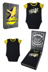 Fenerbahçe Lacivert Bebek Zıbın Hediyelik Ahşap Kutulu - 1