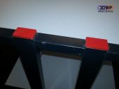 Dikdörtgen Boru Uç Kapağı 25X40 Mm (Tubing Plug) Plastik Aparat - 1