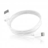 Dark DK-AC-IPCB100LT 1mt Beyaz iPad-mini iPad-iPhone5 Lightning 8pin Uyumlu USB Şarj Kablosu - 1
