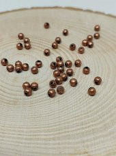 Bakır Renk Metal Ara Malzeme 4mm100 adet thumbnail 2