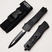 Microtech Siyah Bıçak Tam Otomatik Çakı 24 Cm - 1