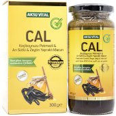 Aksu Vital CAL Keçiboynuzu Pekmezli Arı Sütlü Zeytin Yapraklı Macun 300 gr - 1