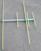2 + 3 Eleman 2 M (145 Mhz) Ve 70Cm (435Mhz) Duoband Ultra Portable Yagi Plastik Aparat - 1