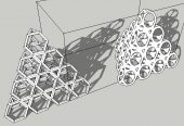 Triakis Truncated Tetrahedron - Elmas Yapısı Plastik Aparat - 2
