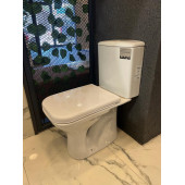 İdevit Kare Kanallı Alttan Çıkışlı Klozet Takım thumbnail 1