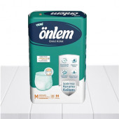 Önlem Emici Külot Yetişkin Hasta Bezi M Beden 1 Paket 30 Adet - 1