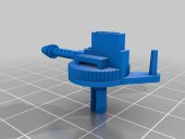 Gi Joe 1986 Cobra Stun 9Mm Arka Makine Tabancası Plastik Aparat - 2