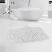 Per Class Pamuklu Kare Kabartma Klozet Takımı - 4