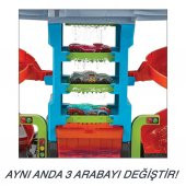 Hot Wheels City Mega Araba Yıkama, 1 adet Renk Değiştiren Arabalar aracı, sıcak ve soğuk su tankları ile HDP05 - 3
