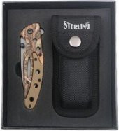 Sterlıng 11,43 cm Kamuflaj Liner Lock Çakı S1003 - 3