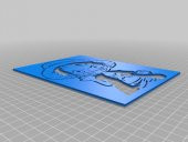 Maymun D. Luffy Stencil 4 Plastik Aparat - 2