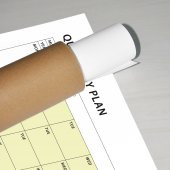 Tarihsiz Üç Aylık Duvar Takvimi, Üç Aylık Planlayıcı, Yıllık Duvar Planlayıcı, Boho Color - 70x100 cm thumbnail 10