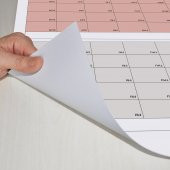 Tarihsiz Üç Aylık Duvar Takvimi, Üç Aylık Planlayıcı, Yıllık Duvar Planlayıcı, Boho Color - 70x100 cm thumbnail 11