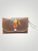 Vegan Deri Portföy/Clutch Tasarım Çanta - Kahve Renk - Boyutları 17/26 - 1