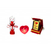 Eşe Sevgiliye En Güzel Gününüzde Romantik Hediye Aşk Ölçer Kalp Lamba Sevgili Plaket Hobi Yağmuru - 1