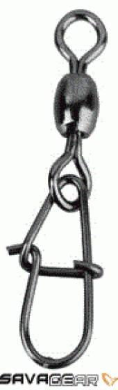 Savage Gear Eggsnap Swivel L Klipsli Fırdöndü 26kg 10ad. - 2
