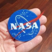 Nasa Badge Çok Renkli Plastik Aparat - 1
