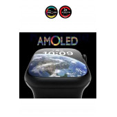 Watch 8 PR-9 Pro Amoled 45mm 1,9 inç Ekran Pusula Vidalı Kilitli Çift Kordon Akıllı Saat - 3