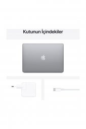 Macbook Air M1 8 GB 256 GB SSD 13.3" MGN63TU/A Uzay Grisi thumbnail 6