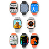 Watch 8 Ultra Plus Pro 49mm 2,02inç Çift Kordon Nfc Konuşma Özellikli Ios Android Uyumlu Akıllı Saat - 6