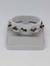 Kaplan Gözü Taşı 4mm Bileklik thumbnail 1