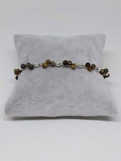 Kaplan Gözü Taşı 4mm Bileklik thumbnail 2