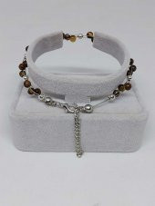 Kaplan Gözü Taşı 4mm Bileklik thumbnail 3