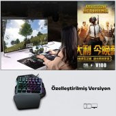 Hxsj V100+ A869 Gaming 7200 Dpı 7 Rgb Işıklı Oyuncu Klavye+Oyuncu Mouse - 2