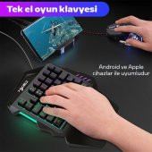 Hxsj V100+ A869 Gaming 7200 Dpı 7 Rgb Işıklı Oyuncu Klavye+Oyuncu Mouse - 3