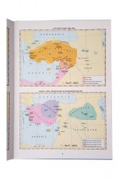 Tarih Atlası 32 Sayfa Renkli 1 Adet Ema Saygı Tarih Atlas Kuşe Kağıt A4 Boyut Renkli Orta Lise için - 2